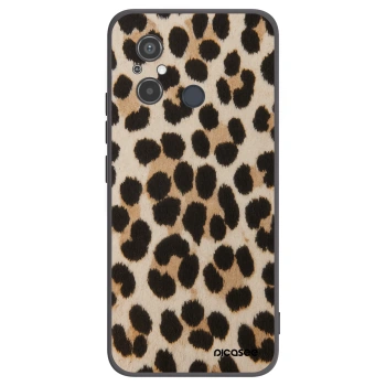 Picasee silikónový čierny obal pre Xiaomi Redmi 12C - Brown Tiger