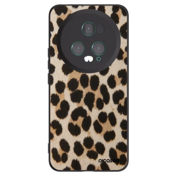 Picasee silikónový čierny obal pre Honor Magic5 Pro - Brown Tiger