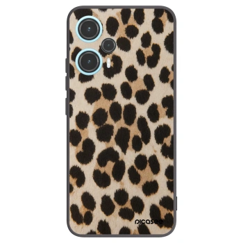 Picasee silikónový čierny obal pre Xiaomi Poco F5 - Brown Tiger