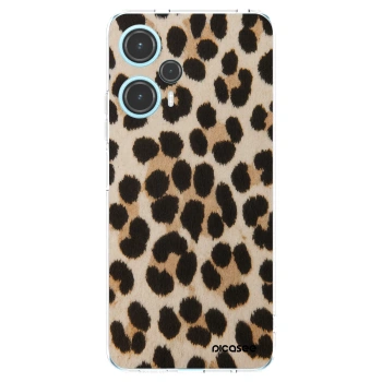 Picasee silikónový prehľadný obal pre Xiaomi Poco F5 - Brown Tiger