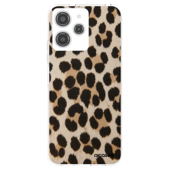 Picasee silikónový prehľadný obal pre Xiaomi Redmi 12 4G - Brown Tiger