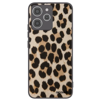 Picasee silikónový čierny obal pre Xiaomi Redmi 12 4G - Brown Tiger