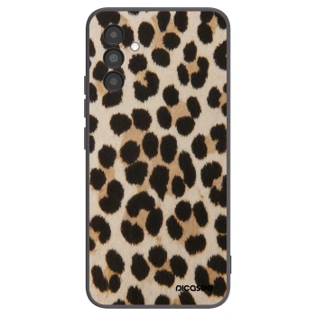 Picasee silikónový čierny obal pre Samsung Galaxy A04s A047F - Brown Tiger