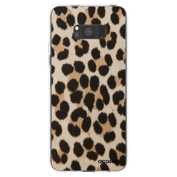 Picasee silikónový prehľadný obal pre Samsung Galaxy S8 G950F - Brown Tiger