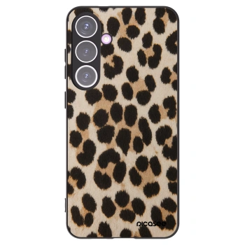 Picasee silikónový čierny obal pre Samsung Galaxy S24+ S926B 5G - Brown Tiger