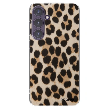Picasee silikónový prehľadný obal pre Samsung Galaxy S24+ S926B 5G - Brown Tiger