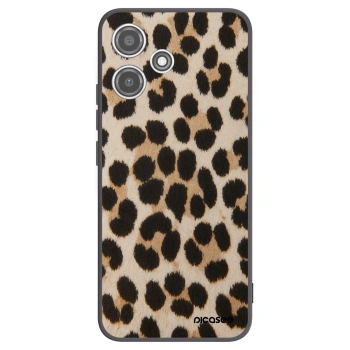 Picasee silikónový čierny obal pre Xiaomi Redmi 12 5G - Brown Tiger