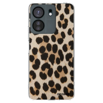 Picasee silikónový prehľadný obal pre Xiaomi Redmi 13C 4G - Brown Tiger