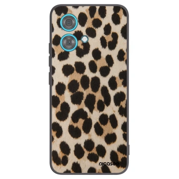 Picasee silikónový čierny obal pre Motorola Edge 40 Neo - Brown Tiger