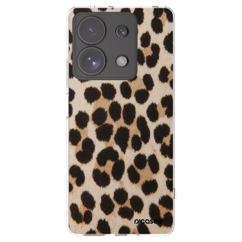 Picasee silikónový prehľadný obal pre Xiaomi Redmi Note 13 Pro 4G - Brown Tiger