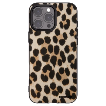 Picasee silikónový čierny obal pre Apple iPhone 16 Pro Max - Brown Tiger