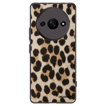 Picasee silikónový čierny obal pre Xiaomi Redmi A3 - Brown Tiger