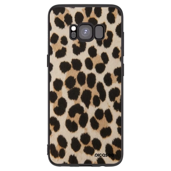 Picasee silikónový čierny obal pre Samsung Galaxy S8 G950F - Brown Tiger