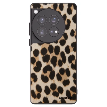 Picasee silikónový čierny obal pre OnePlus 12 5G - Brown Tiger