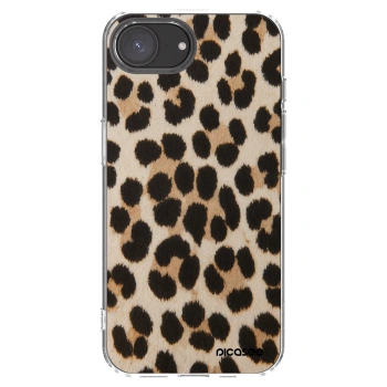 Picasee silikónový prehľadný obal pre Apple iPhone 16e - Brown Tiger