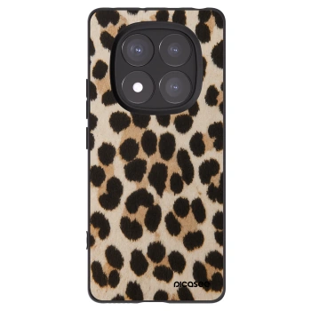 Picasee silikónový čierny obal pre Xiaomi Redmi Note 14 Pro+ 5G - Brown Tiger
