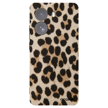 Picasee silikónový čierny obal pre Xiaomi Poco X7 - Brown Tiger