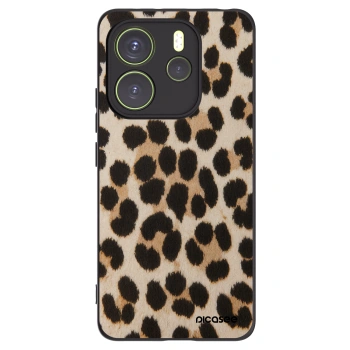 Picasee silikónový čierny obal pre Xiaomi Redmi Note 14 4G - Brown Tiger