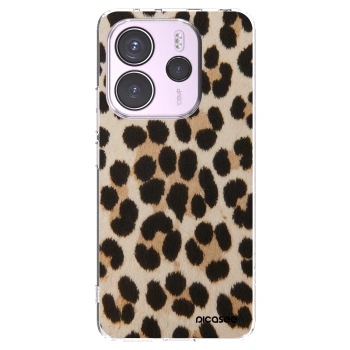 Picasee silikónový prehľadný obal pre Xiaomi Redmi Note 14 4G - Brown Tiger