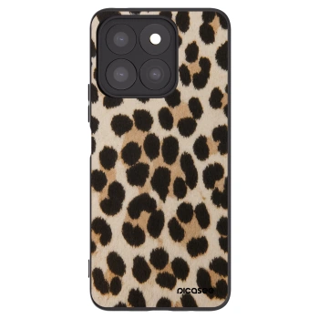 Picasee silikónový čierny obal pre Honor X8c - Brown Tiger