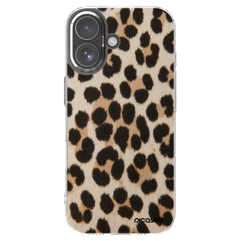 Picasee silikónový prehľadný obal pre Apple iPhone 17 - Brown Tiger
