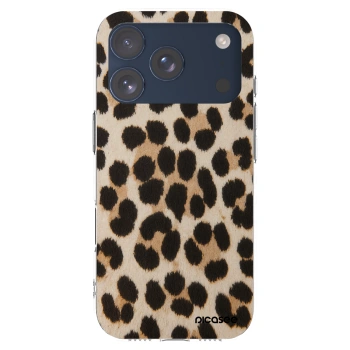 Picasee silikónový prehľadný obal pre Apple iPhone 17 Pro - Brown Tiger