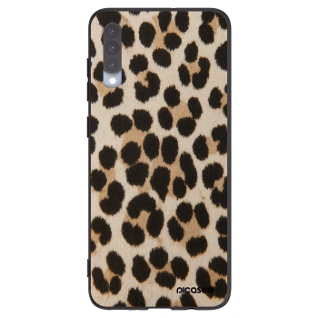 Picasee silikónový čierny obal pre Samsung Galaxy A70 A705F - Brown Tiger