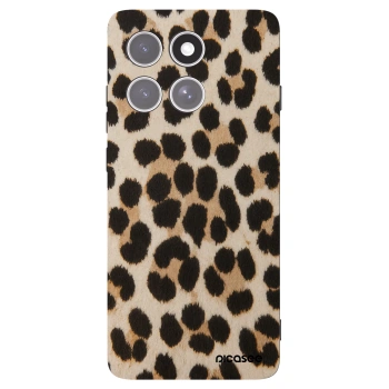 Picasee silikónový čierny obal pre Motorola Edge 60 Pro - Brown Tiger