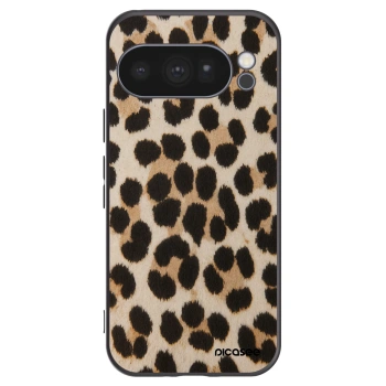 Picasee silikónový čierny obal pre Google Pixel 10 Pro - Brown Tiger