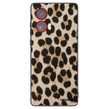 Picasee silikónový čierny obal pre Motorola Edge 50 Fusion - Brown Tiger