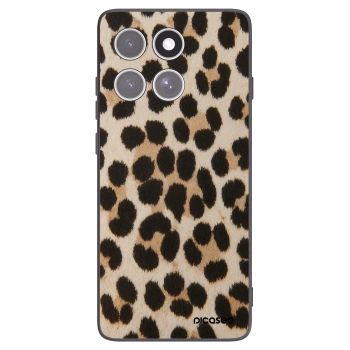 Picasee silikónový čierny obal pre Motorola Edge 60 Fusion - Brown Tiger