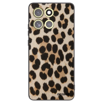 Picasee silikónový čierny obal pre Motorola Moto G86 Power 5G - Brown Tiger