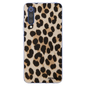 Picasee silikónový prehľadný obal pre Xiaomi Mi 9 SE - Brown Tiger