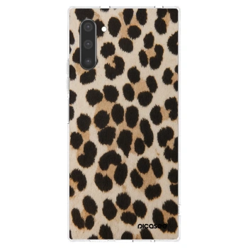 Picasee silikónový prehľadný obal pre Samsung Galaxy Note 10 N970F - Brown Tiger