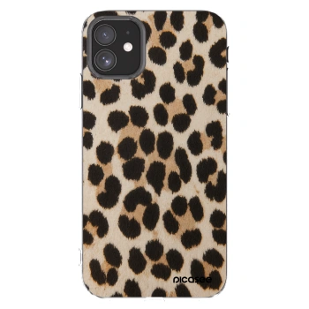Picasee silikónový prehľadný obal pre Apple iPhone 11 - Brown Tiger