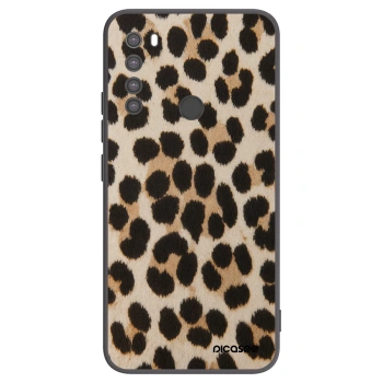 Picasee silikónový čierny obal pre Xiaomi Redmi Note 8 - Brown Tiger