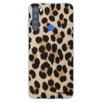 Picasee silikónový prehľadný obal pre Xiaomi Redmi Note 8T - Brown Tiger