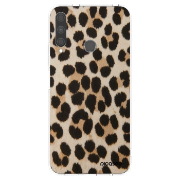 Picasee silikónový prehľadný obal pre Huawei P40 Lite E - Brown Tiger