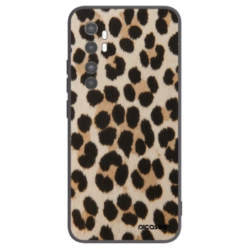 Picasee silikónový čierny obal pre Xiaomi Mi Note 10 Lite - Brown Tiger
