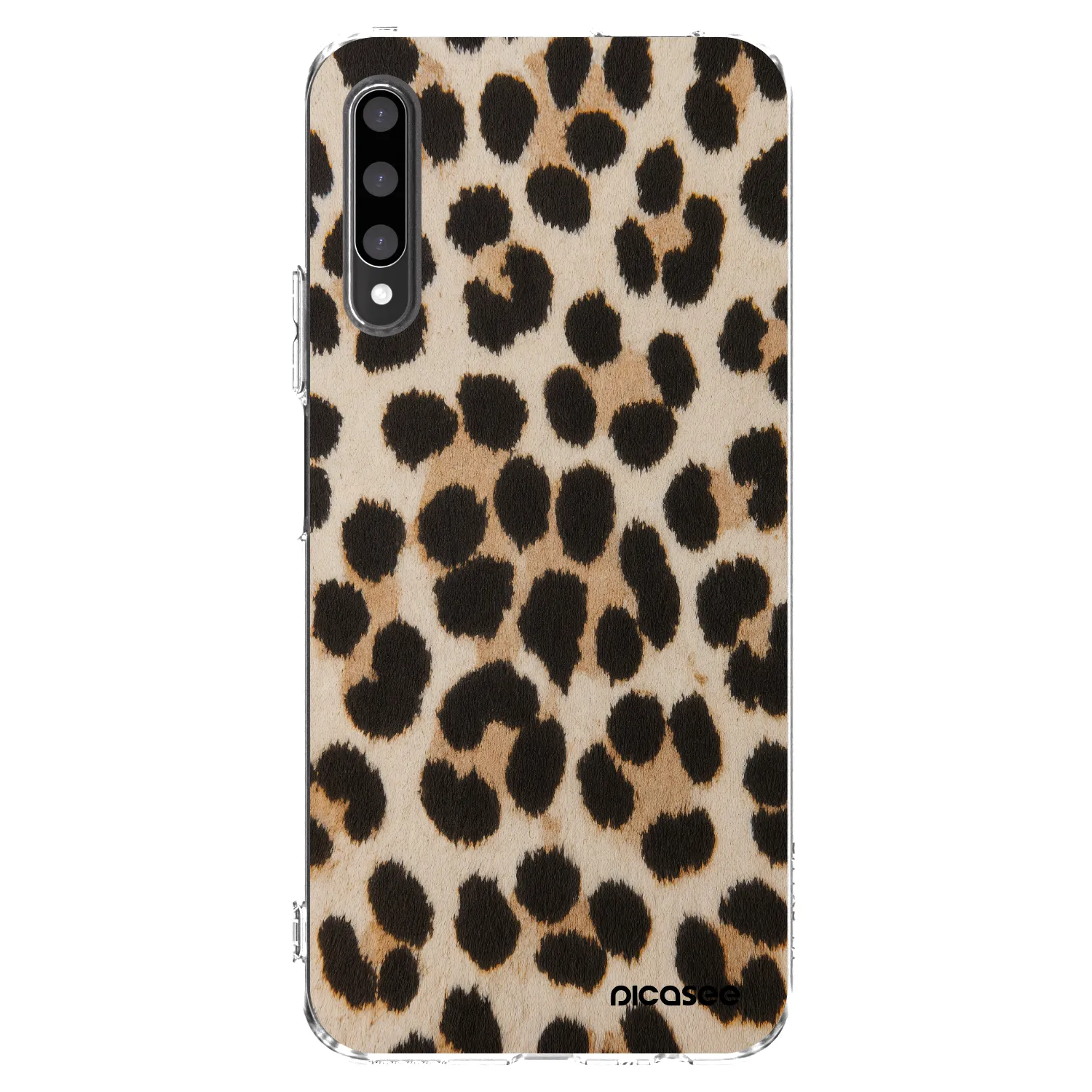 Picasee silikónový prehľadný obal pre Honor 9X Pro - Brown Tiger