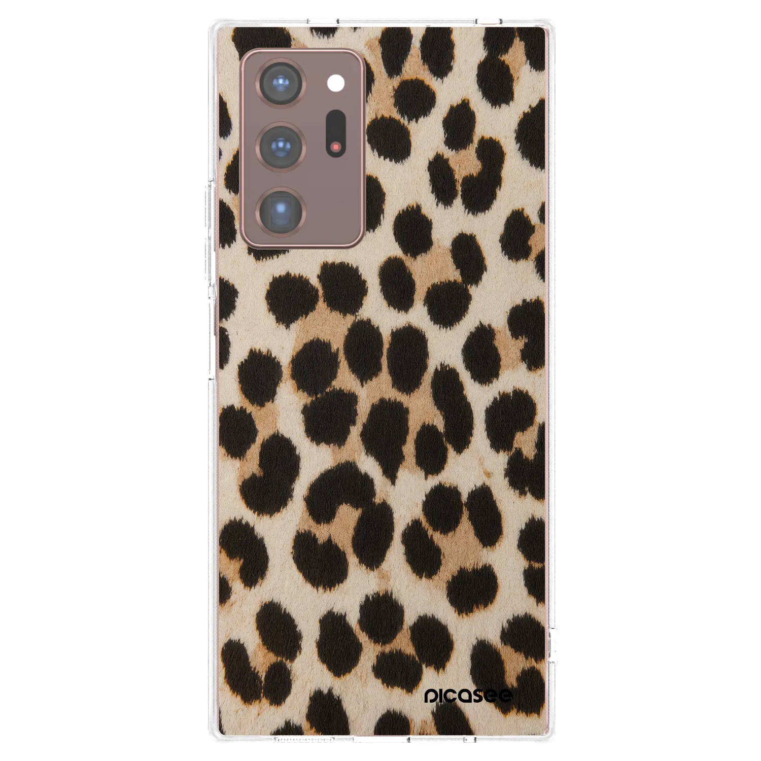 Picasee silikónový prehľadný obal pre Samsung Galaxy Note 20 Ultra - Brown Tiger