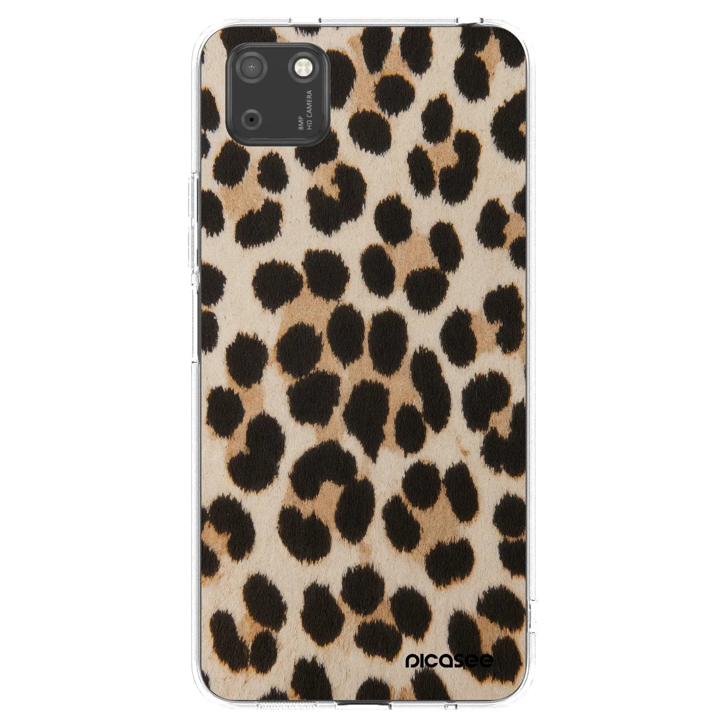 Picasee silikónový prehľadný obal pre Huawei Y5P - Brown Tiger