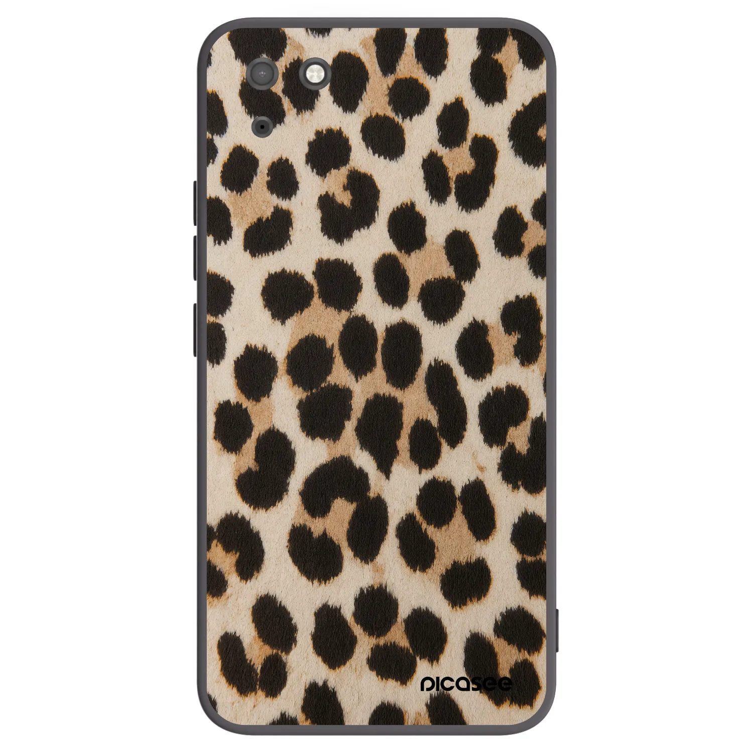 Picasee silikónový čierny obal pre Huawei Y5P - Brown Tiger