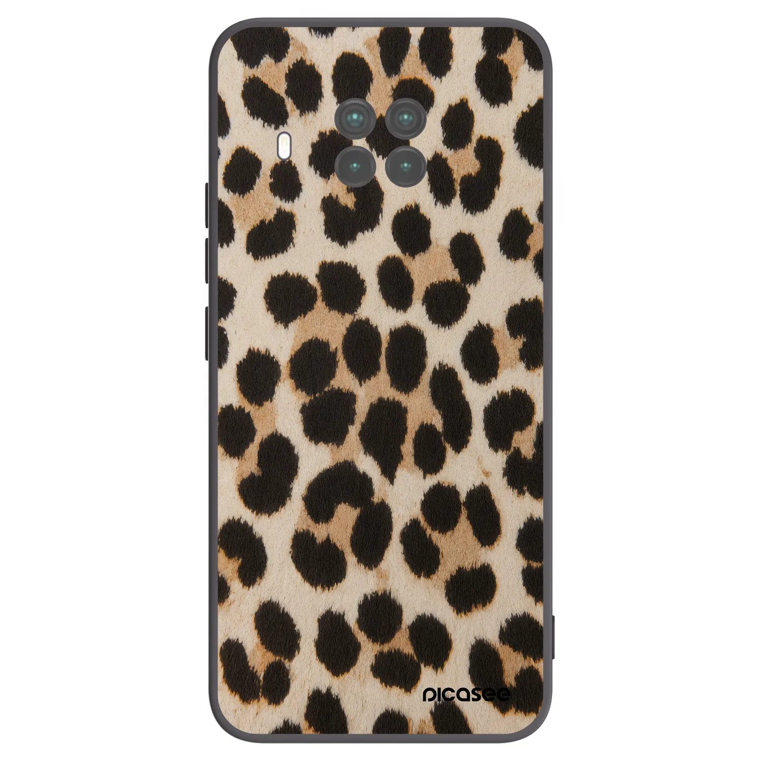 Picasee silikónový čierny obal pre Xiaomi Mi 10T Lite - Brown Tiger