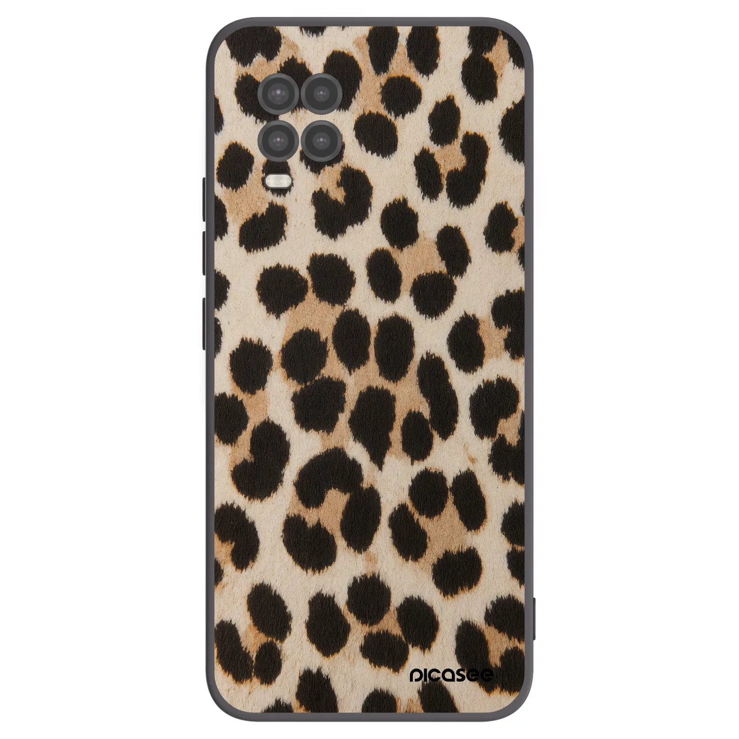 Picasee silikónový čierny obal pre Xiaomi Mi 10 Lite - Brown Tiger