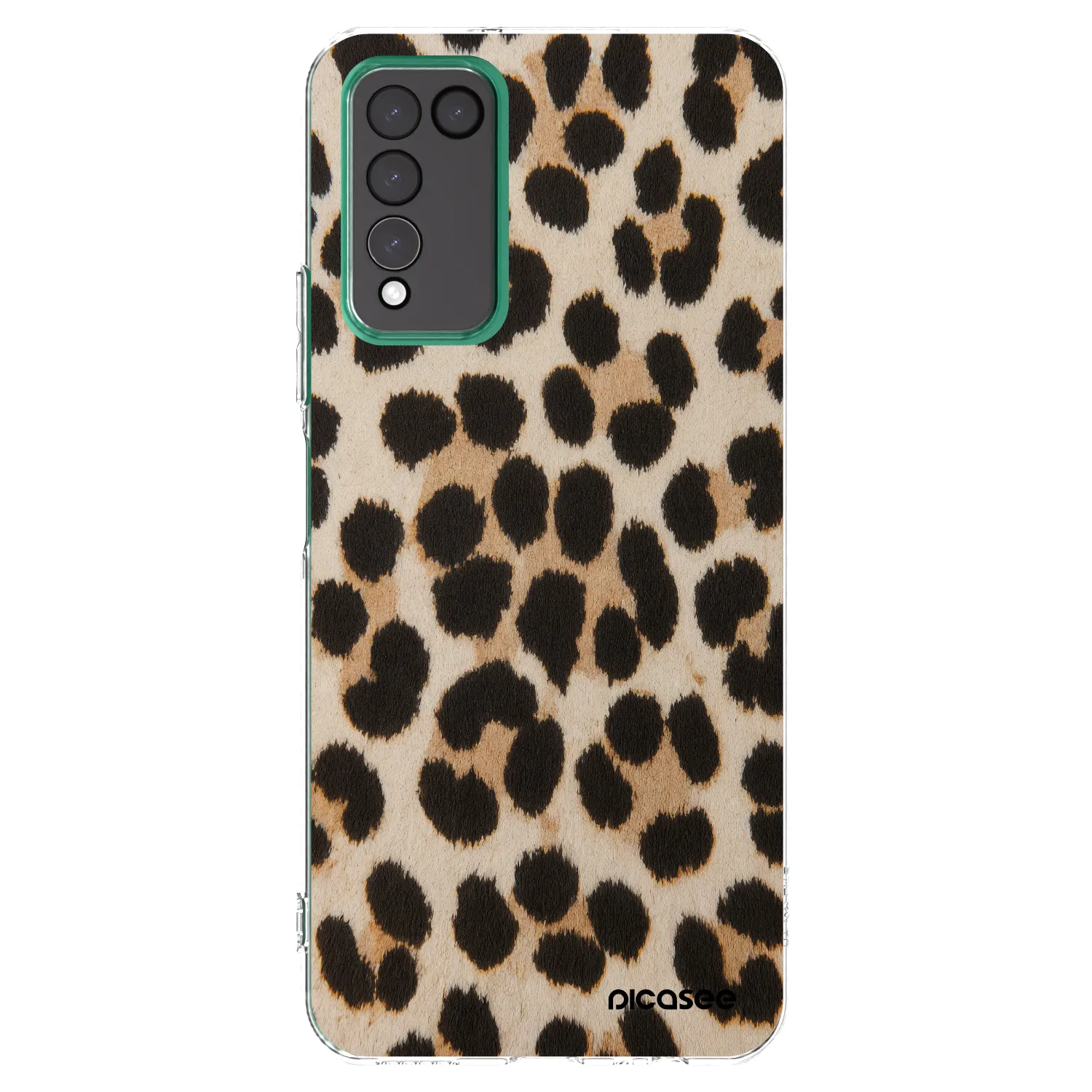 Picasee silikónový prehľadný obal pre Honor 10X Lite - Brown Tiger