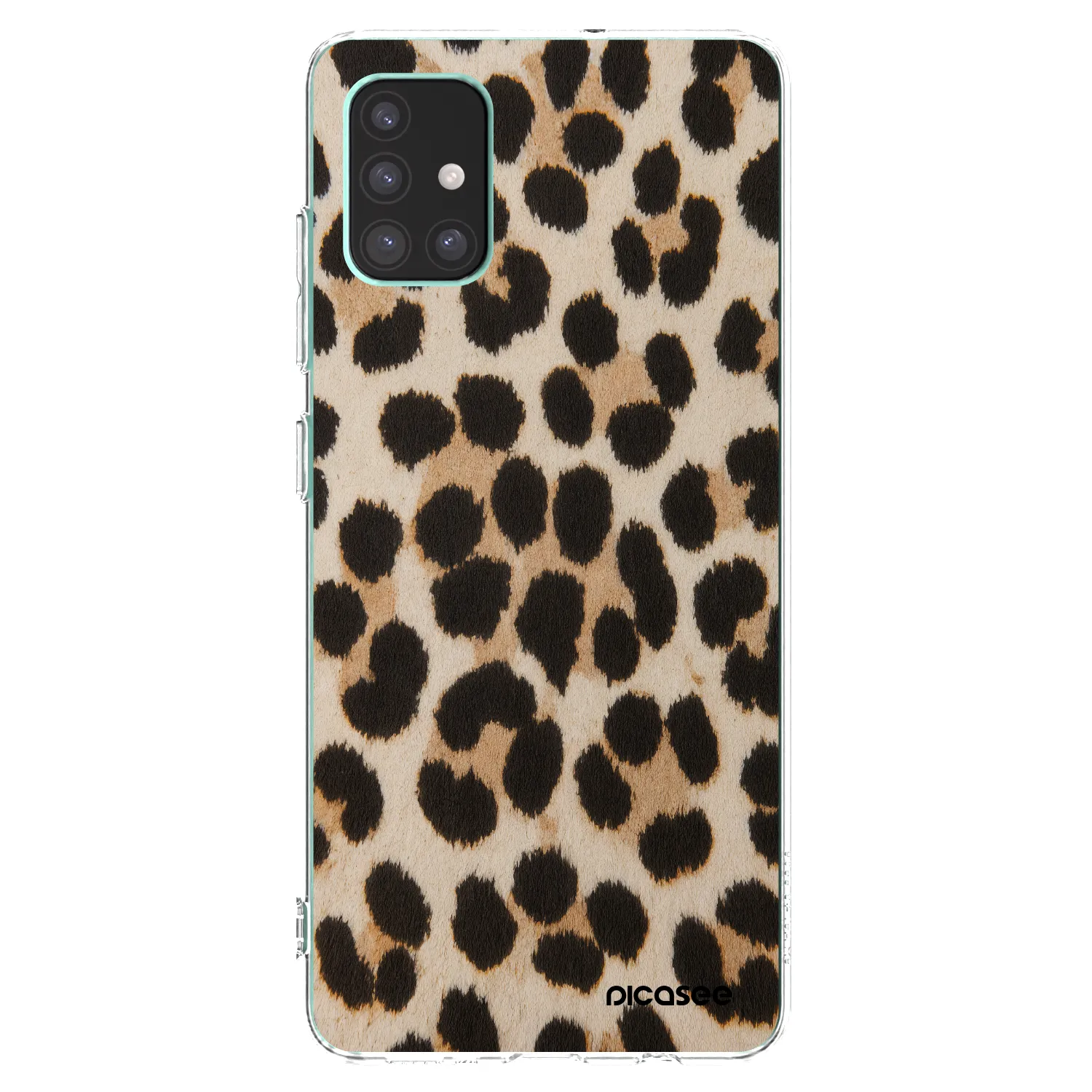 Picasee silikónový prehľadný obal pre Samsung Galaxy M51 M515F - Brown Tiger
