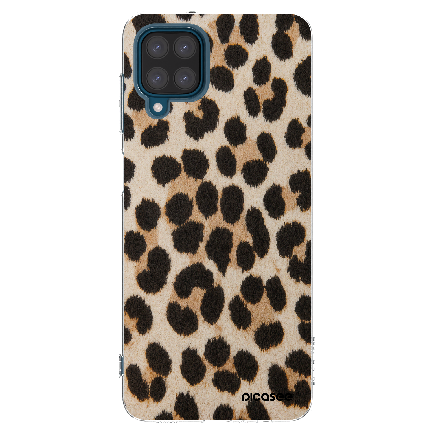 Picasee silikónový prehľadný obal pre Samsung Galaxy A12 A125F - Brown Tiger