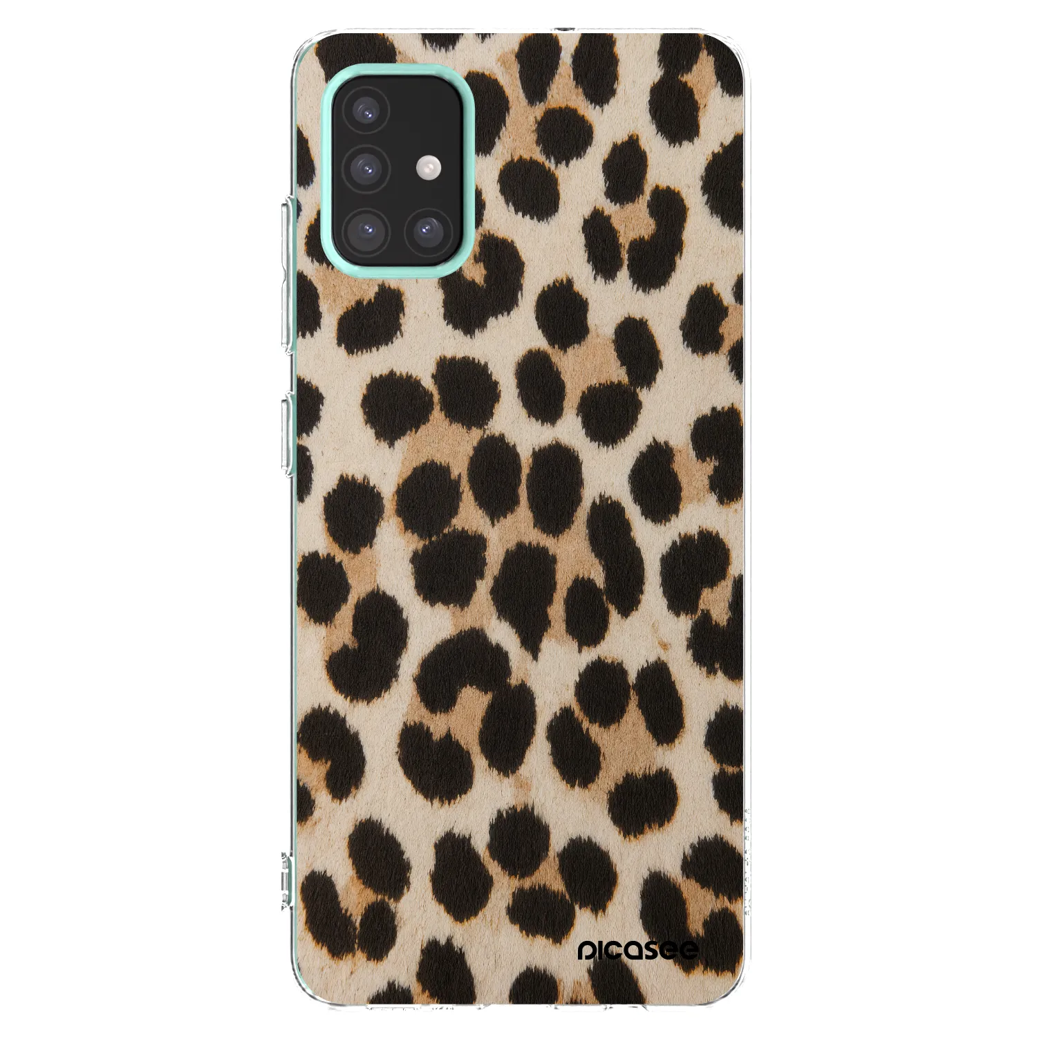 Picasee silikónový prehľadný obal pre Samsung Galaxy M31s - Brown Tiger