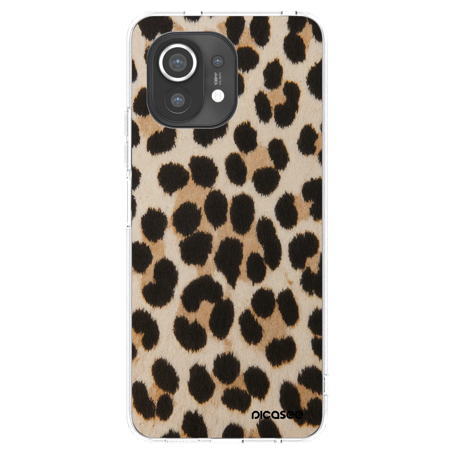 Picasee silikónový prehľadný obal pre Xiaomi Mi 11 - Brown Tiger